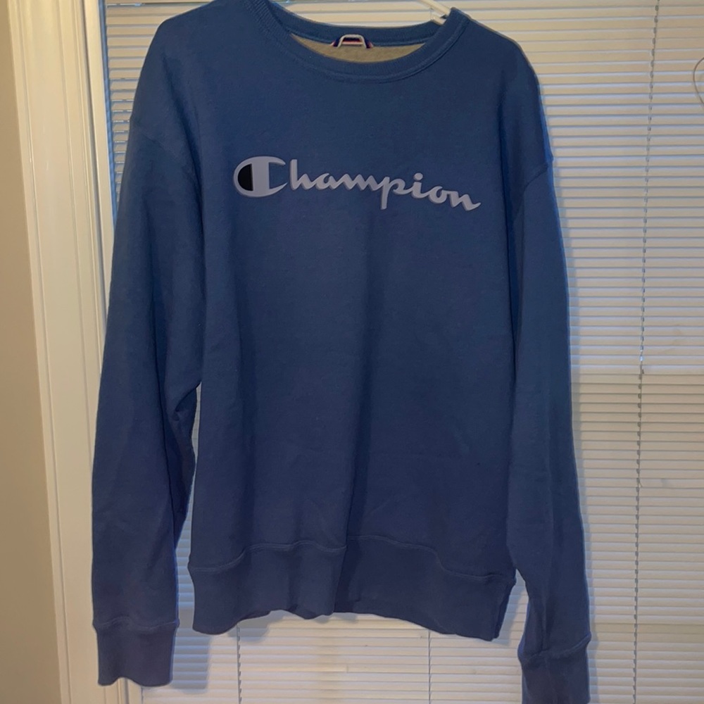 oversized champion crewneck